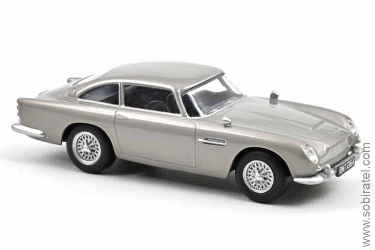 Aston Martin DB5 1963 серебристый (Norev 1/43)