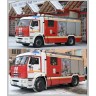 DKM0710 Набор декалей Пожарный автомобиль Rosenbauer вариант 1 (100x70 мм)