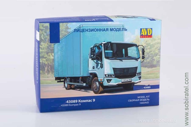 Сборная модель Камский 43089 компас 9 (AVD 1/43)