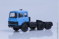МАЗ-6422 1978г. седельный тягач, ранняя кабина, синий (АИСТ 1:43)