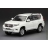 Toyota Land Cruiser Prado 2018 белый (Vitesse 1/43)