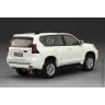 Toyota Land Cruiser Prado 2018 белый (Vitesse 1/43)