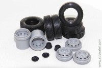 XR-116 Комплект резина Continental HDR2 315/70 R22,5 (7 штук) и диски на Евро тягач