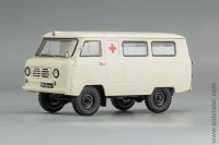 Советский автомобиль тип 450A «Скорая Медицинская Помощь» (интерьер гражданской скорой) - г. Аксай - 1967 г. (DiP 1:43)