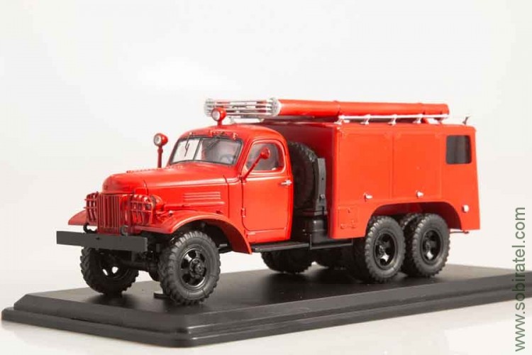 ПМЗ-16 пожарный автомобиль химического пенного тушения, ModelPro 1:43