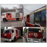 DKM0713 Набор декалей Пожарный автомобиль Rosenbauer вариант 4 (100x70 мм)