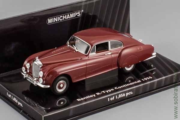 Bentley R-Type Continental 1955 red (Minichamps 1:43)