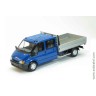 Ford Transit Flatbed double cab (2000), blue