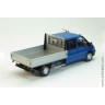 Ford Transit Flatbed double cab (2000), blue