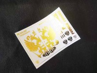 DKH024 Набор декалей элементы декора камский 54901 РОССИЯ золото (70х100 мм)