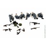 фигурки Десантники, 6 шт. разных (Моделстрой 1:43)