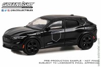 1/64 Ford Mustang Mach-E GT Black Bandit Police 2023 полиция, черный (Greenline, serie 28)