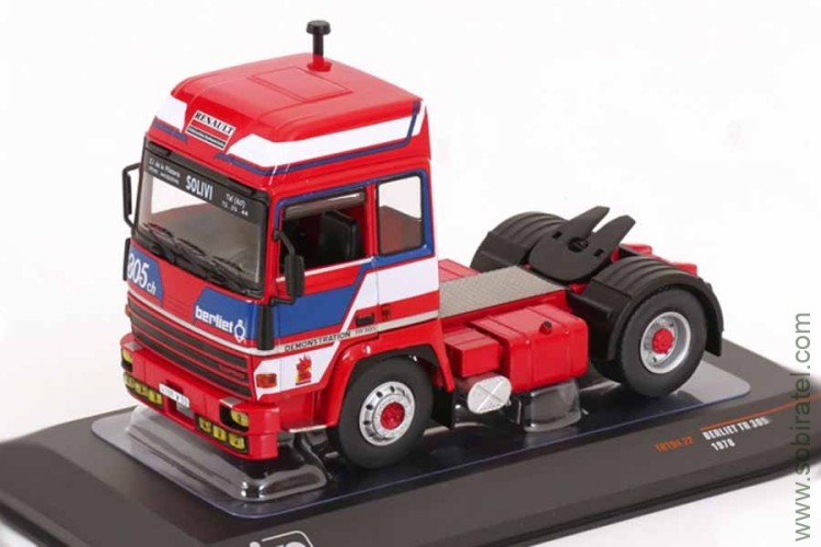 седельный тягач №194 Berliet TR 305 красный 1978 (iXO 1:43)