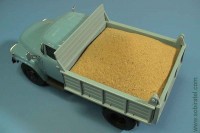 масштабная модель Груз в кузов для ЗИЛ ММЗ 4502 песок (ССМ, АИСТ, АВД, НГ, АЛГ)