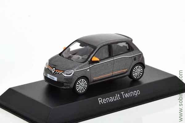 Renault Twingo 2019 lunaire grey, Norev 1:43