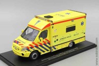 Mercedes-Benz 518D UV Modular Ambulance Plus UMCG Ambulancezorg (2008), yellow (NEO 1:43)