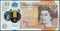 Великобритания Англия 2016 (2017), 10 фунтов, пластик (Джейн Остин)