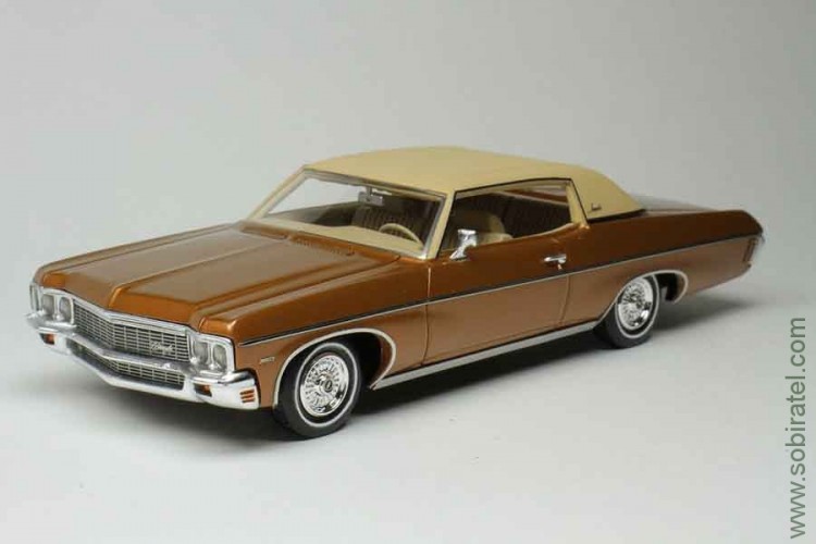 Chevrolet Impala custom coupe 1970 caramel bronze (Goldvarg 1:43)