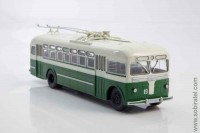 троллейбус МТБ-82Д белый / зеленый (СовА 1:43)