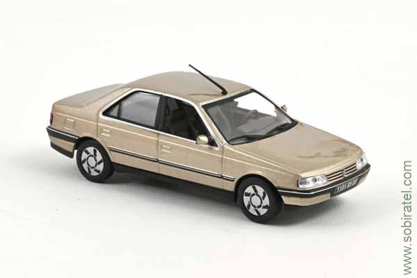 Peugeot 405 SRi 1991 бежевый (Norev 1/43)
