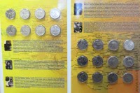 25 центов Женщины Америки, комплект 20 монет в альбоме