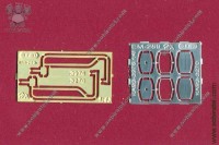 EM-289 фототравление. Набор зеркал для автобусов 3976 / 3270