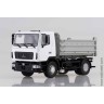 Минский-5550 самосвал рестайлинг белый / серый (АИСТ 1:43)