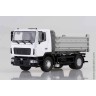Минский-5550 самосвал рестайлинг белый / серый (АИСТ 1:43)