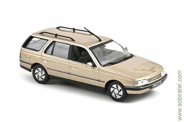 Peugeot 405 Break 1991 бежевый (Norev 1/43)