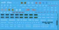 Декаль для выпуска Наши поезда №11 ТЭП70-0560, 1/87