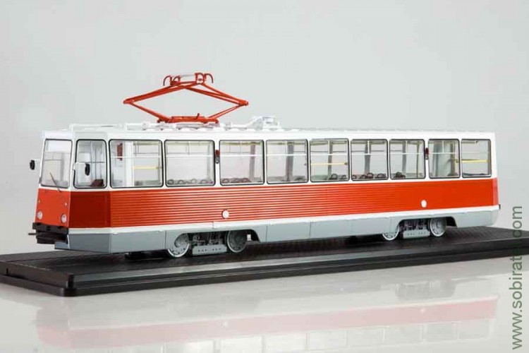 трамвай КТМ-5М3 (71-605) без маршрута, SSM 1:43