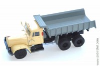 КрАЗ-256Б1 1987-95 самосвал, бежевый / серый (НАП 1:43)