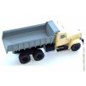 КрАЗ-256Б1 1987-95 самосвал, бежевый / серый (НАП 1:43)