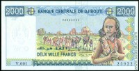 Джибути (1997), 2000 франков.