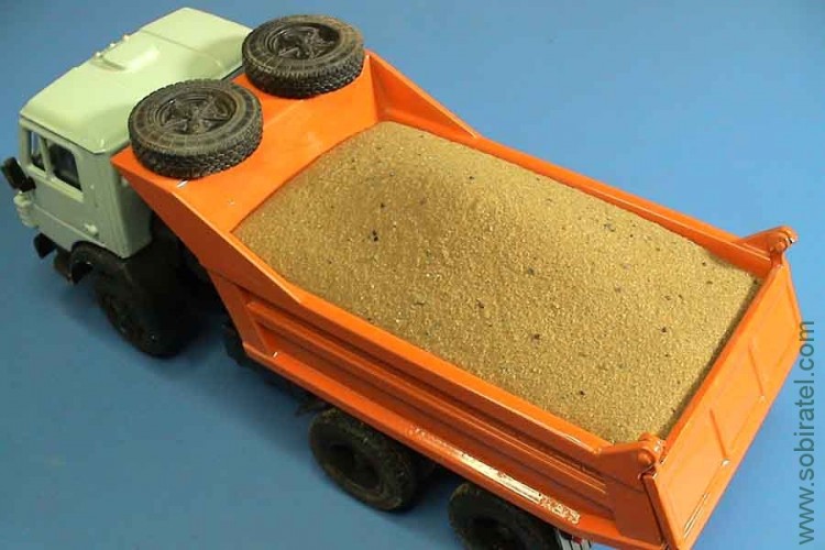 Груз в кузов для Камский 55111 песок (Элекон)