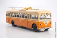 троллейбус МТБ-82Д бежевый / оранжевый (СовА 1:43)