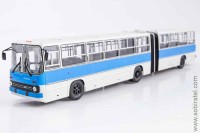 автобус Икарус Ikarus 280.64 планетарные двери, белый с синим (СовА 1:43)