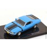Ford Mustang Boss 302 1970 синий с чёрным (iXO 1:43)