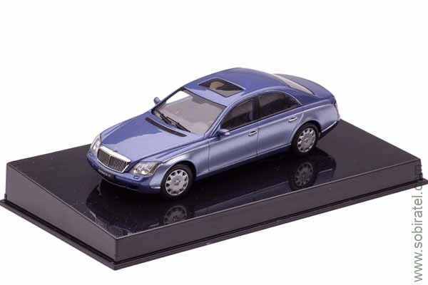 Maybach 57 SWB W240 2003 двухцветный синий (AUTOart 1/43)