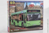 Сборная модель Автобус Минский 103 рестайлинг (AVD 1/43) Скоро! Предзаказ!