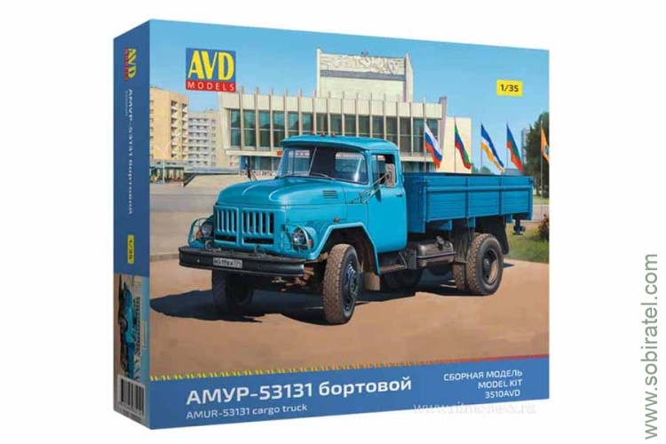 Сборная модель 1/35 Амур 53131 бортовой (AVD) Скоро! Предзаказ!