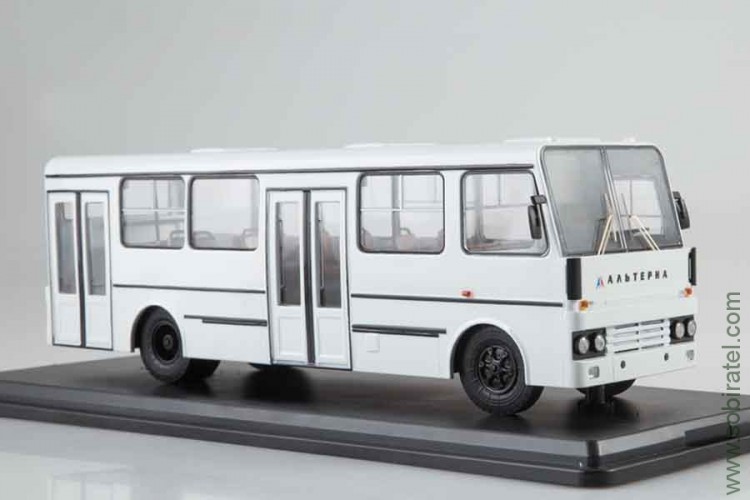 автобус Альтерна-4216, белый, ModelPro 1:43