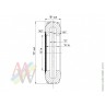 XR-013 Резина на Камский (ИН-142БМ 9,00R20) / ЗИЛ-130 (И-Н142Б 9,00R20) протектор шашка, цена за 1 шт.