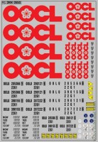 DKM0550 Набор декалей Контейнеры OOCL (100х140 мм)