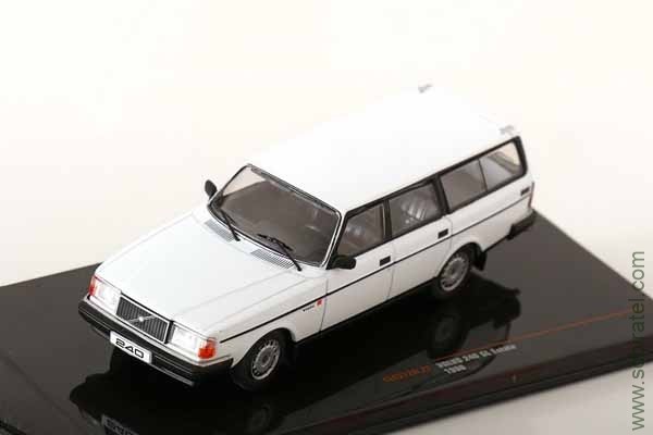 Volvo 240 GL Estate 1990 white (iXO 1:43)