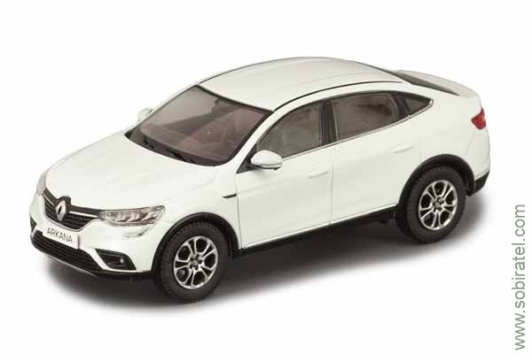 Renault Arkana 2019 белый (iXO 1/43)