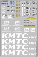 DKM0553 Набор декалей Контейнеры KMTC (100х140 мм) 
