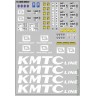 DKM0553 Набор декалей Контейнеры KMTC (100х140 мм) 