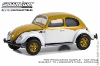 1/64 Volkswagen Beetle Type 1 1950 бело-золотистый (Greenline, serie 1)