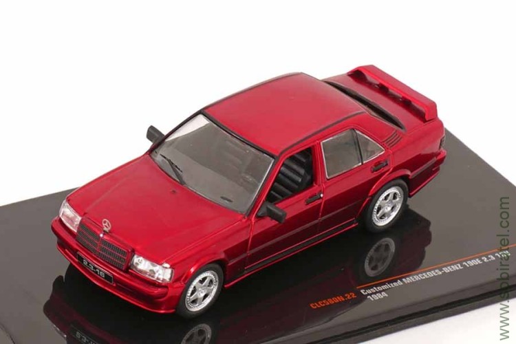 Mercedes-Benz 190E 2.3-16V (W201) 1984 красный (iXO 1/43)